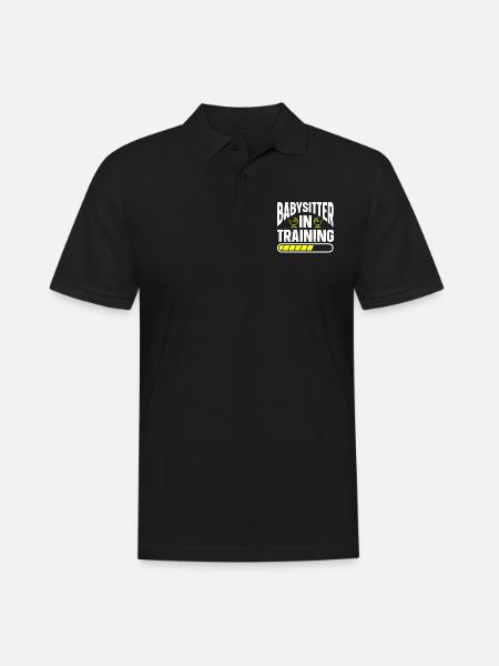 Babysitter Babysitting - Men's Polo Shirt - black