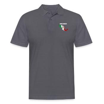 Mexico - Men's Polo Shirt - charcoal grey - Front - Nico (186cm)