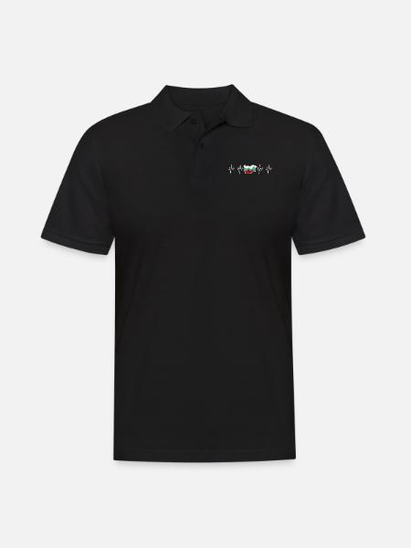 Bulgaria - Men's Polo Shirt - black