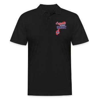 Norway - Men's Polo Shirt - black - Front - Kai (181cm)