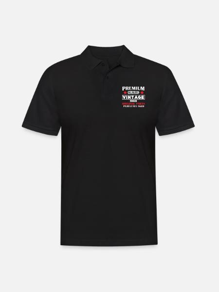 1969 - Men's Polo Shirt - black