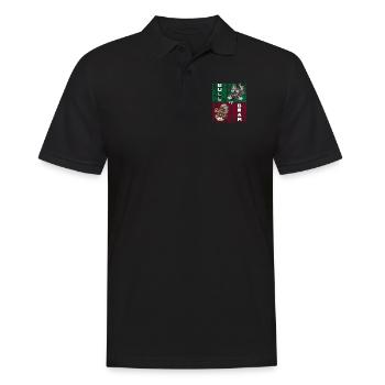 Bull vs Bear Stock Exchanges Tshirt - Men's Polo Shirt - black - Front - Kai (181cm)