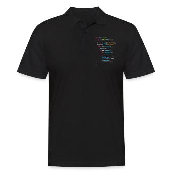 Code du programme - The Best | Code - Polo Homme - noir - Devant - Kai (181cm)