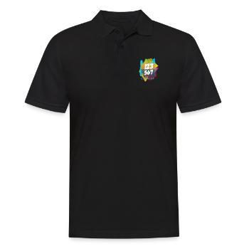 Salsa Tanz Salsa 123 567 - Männer Poloshirt - Schwarz - Vorne - Kai (181cm)