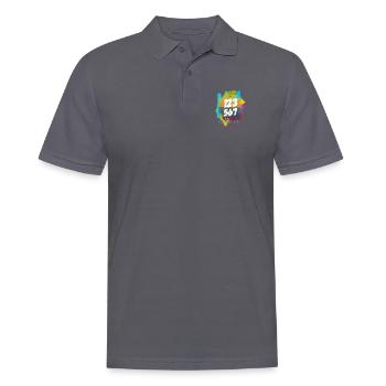 Salsa Tanz Salsa 123 567 - Männer Poloshirt - Anthrazit - Vorne - Nico (186cm)