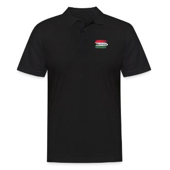 Magyarorszag Ungarn Flagge - Männer Poloshirt - Schwarz - Vorne - Kai (181cm)