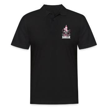 Tonic Ohne Alkohol ist Irgendwie Ginlos Gin - Männer Poloshirt - Schwarz - Vorne - Kai (181cm)