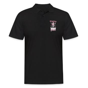 Tonic Sans alcool est en quelque sorte Ginlos Gin - Polo Homme - noir - Devant - Kai (181cm)