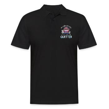 Casino Night Jackpot Winner Not A Quitter - Men's Polo Shirt - black - Front - Kai (181cm)