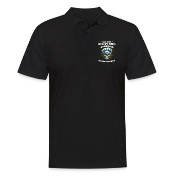 Rangez la recette Je suis cuisinier et non pharmacien - Polo Homme - noir - Devant - Kai (181cm)