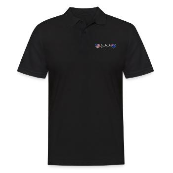 Cook Islands - Men's Polo Shirt - black - Front - Kai (181cm)