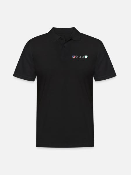Nigeria - Men's Polo Shirt - black