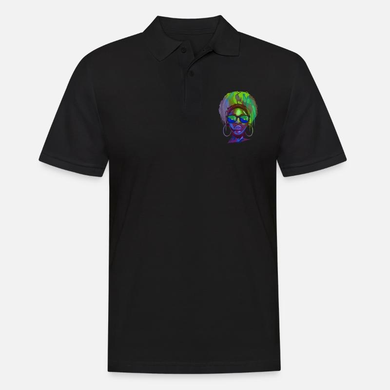 Weihnachtsinsel - Männer Poloshirt - Schwarz