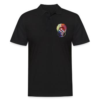 Panama - Männer Poloshirt - Schwarz - Vorne - Kai (181cm)