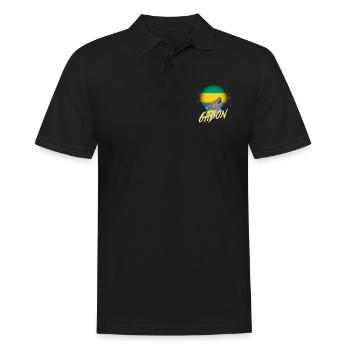 Gabon - Polo Homme - noir - Devant - Kai (181cm)