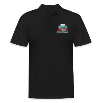 Bulgaria - Men's Polo Shirt - black - Front - Kai (181cm)