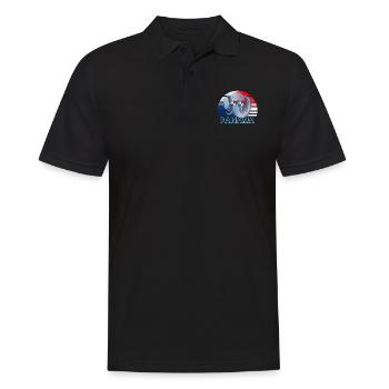 Panama - Männer Poloshirt - Schwarz - Vorne - Kai (181cm)