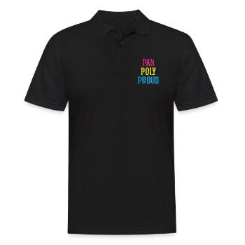Frau Mann Party Feier Geburtstag Geschenk - Männer Poloshirt - Schwarz - Vorne - Kai (181cm)