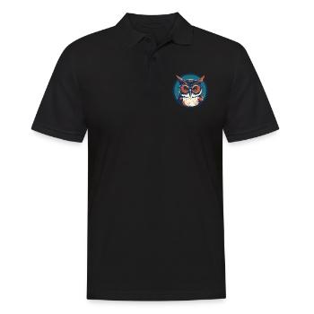 Owl Sunglasses Odd Eagle Owl - Men's Polo Shirt - black - Front - Kai (181cm)
