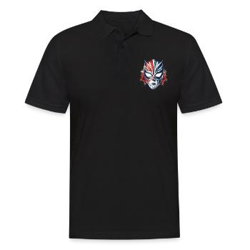 Lucha Libre Mexican Wrestling Mask Luchador - Men's Polo Shirt - black - Front - Kai (181cm)