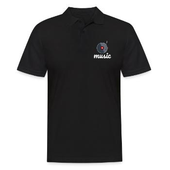 vinyle - Polo Homme - noir - Devant - Kai (181cm)