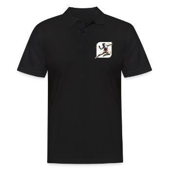 Escrimeur abstrait Escrime - Polo Homme - noir - Devant - Kai (181cm)