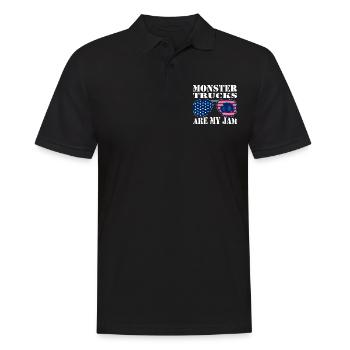 Monster Trucks Are My Jam Monster Truck Show - Polo Homme - noir - Devant - Kai (181cm)