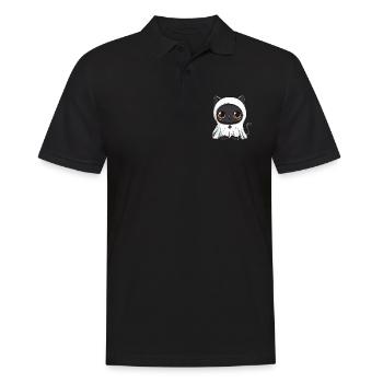 Panther Halloween Lustig Geist - Männer Poloshirt - Schwarz - Vorne - Kai (181cm)