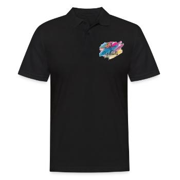 BELIEVE IN YOURSELF - Polo Homme - noir - Devant - Kai (181cm)
