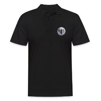 Calisthenics Street Workout Gymnastics Fitness - Men's Polo Shirt - black - Front - Kai (181cm)