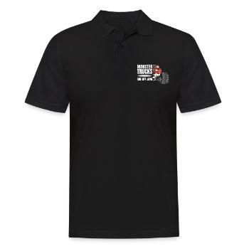 Monster Trucks Are My Jam Monster Truck Show - Men's Polo Shirt - black - Front - Kai (181cm)