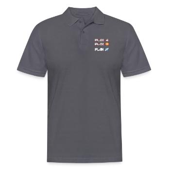 Krypto Crypto Helium Mining HNT Bitcoin Blockchain - Männer Poloshirt - Anthrazit - Vorne - Nico (186cm)
