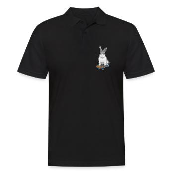 Rabbit Skater Skateboard - Polo Homme - noir - Devant - Kai (181cm)