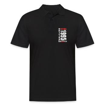 Légendes Octobre 1995 Millésime Octobre 1995 Rétro - Polo Homme - noir - Devant - Kai (181cm)