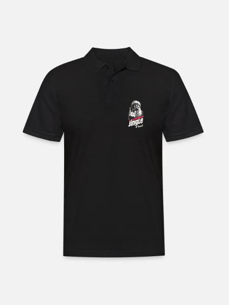 Jingle It Loud - Männer Poloshirt - Schwarz