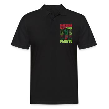 Nur Gucken Finger weg Einzelkind - Männer Poloshirt - Schwarz - Vorne - Kai (181cm)