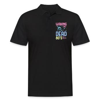 Neon Musik Geek Neon Party - Männer Poloshirt - Schwarz - Vorne - Kai (181cm)