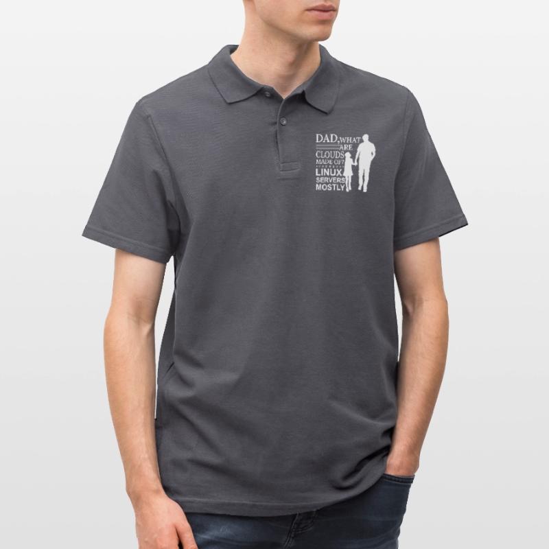 Cloud Computing Informatik Tech Männer Poloshirt