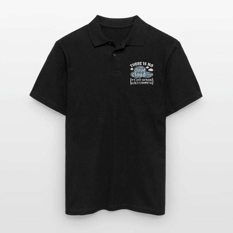 Cloud Computing Informatik Programmierung Dev Männer Poloshirt