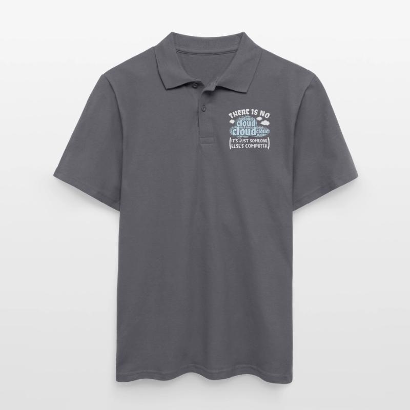 Cloud Computing Informatik Programmierung Dev Männer Poloshirt