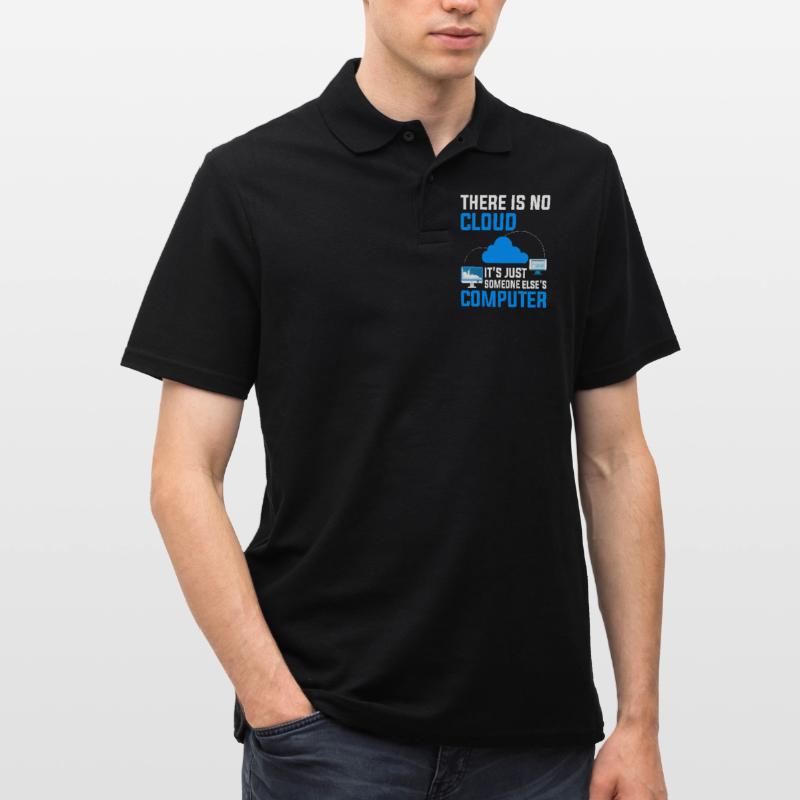 Cloud Computing Informatik Programmierung Dev Männer Poloshirt
