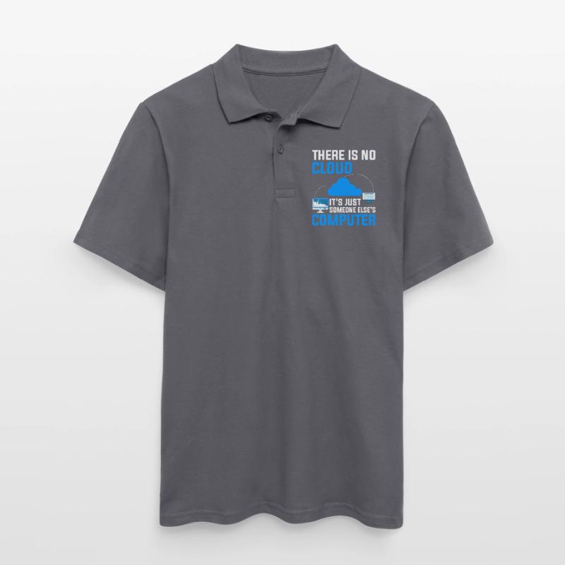 Cloud Computing Informatik Programmierung Dev Männer Poloshirt
