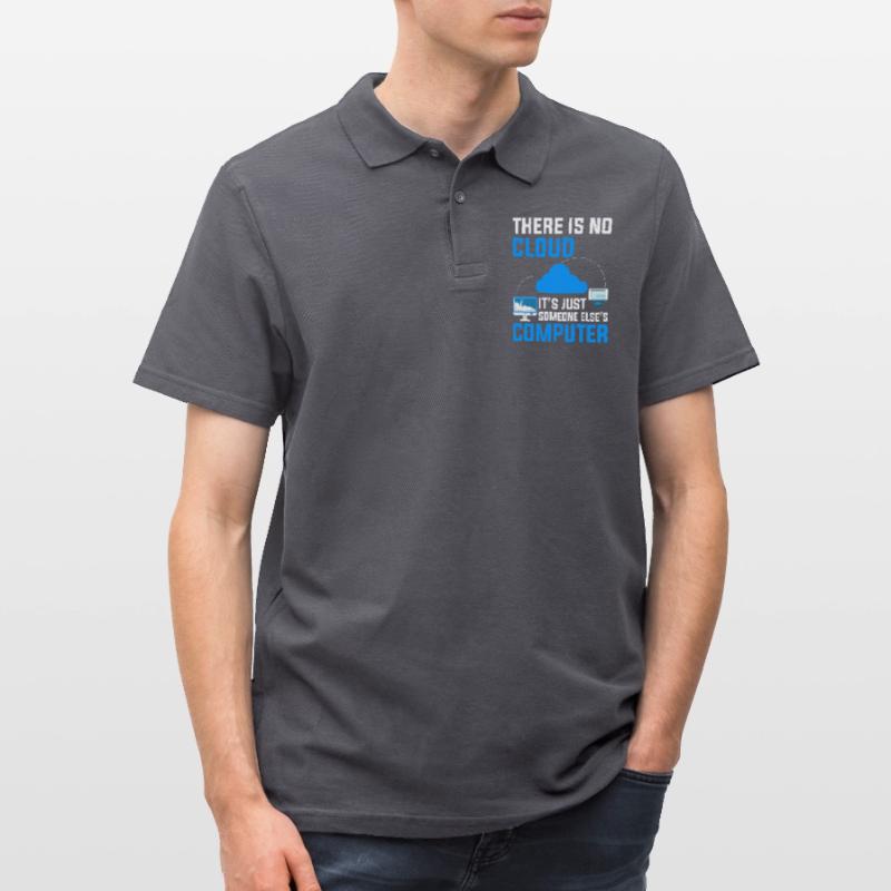 Cloud Computing Informatik Programmierung Dev Männer Poloshirt