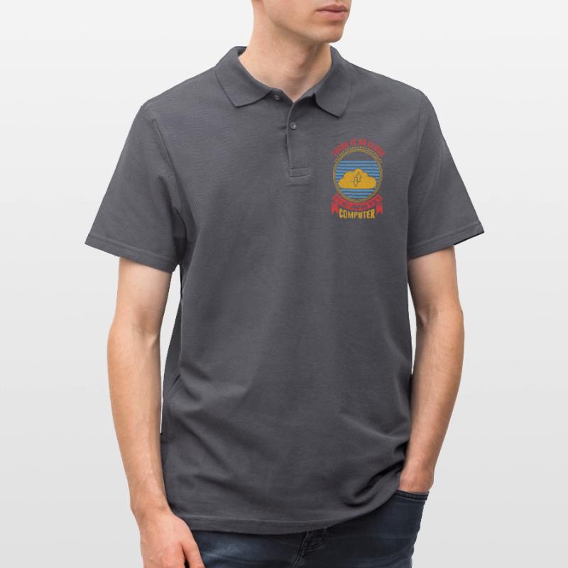 Cloud Computing Informatik Programmierung Dev Männer Poloshirt