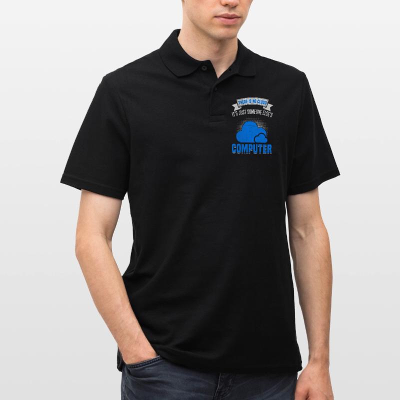 Cloud Computing Informatik Programmierung Dev Männer Poloshirt