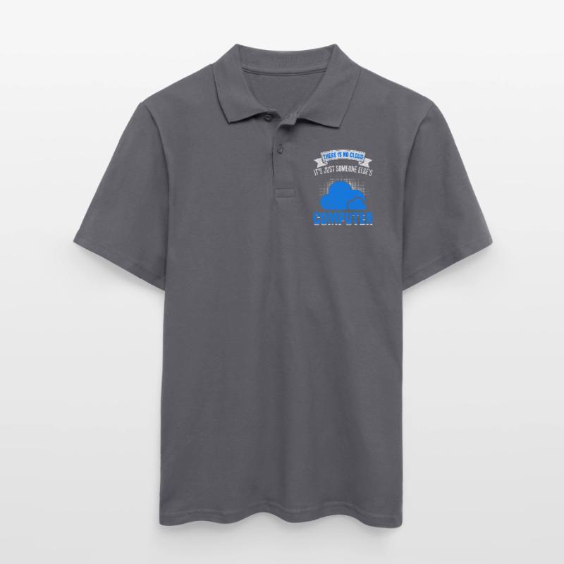 Cloud Computing Informatik Programmierung Dev Männer Poloshirt