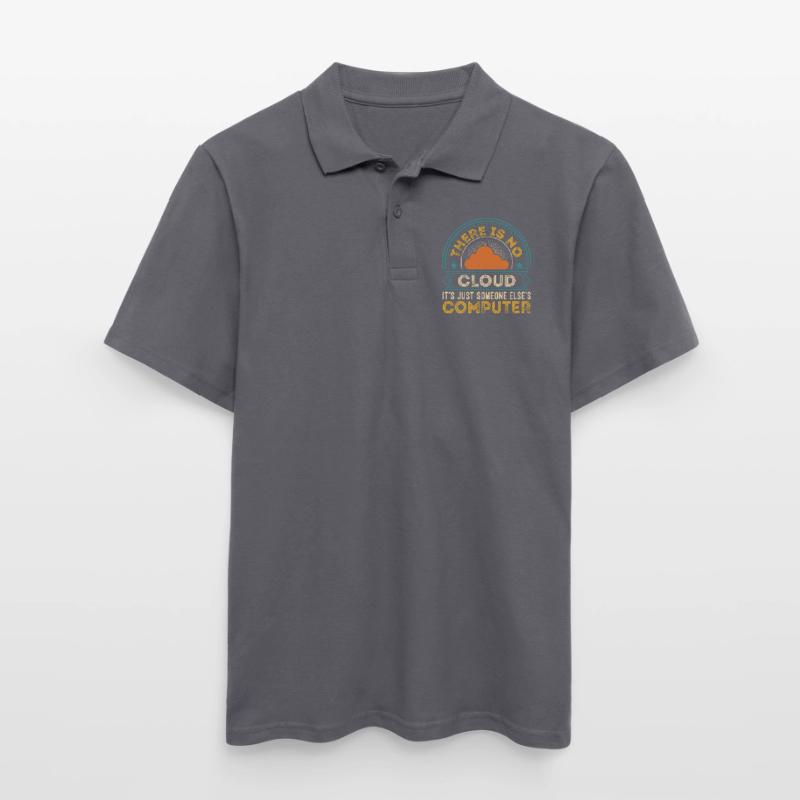 Cloud Computing Informatik Programmierung Dev Männer Poloshirt