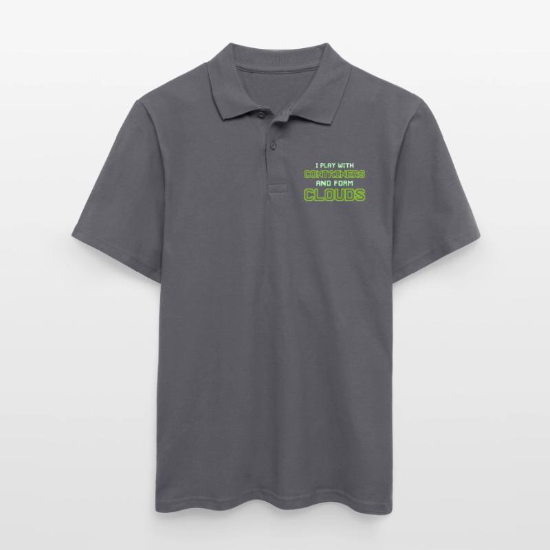 Cloud Computing Informatik Programmierung Dev Männer Poloshirt