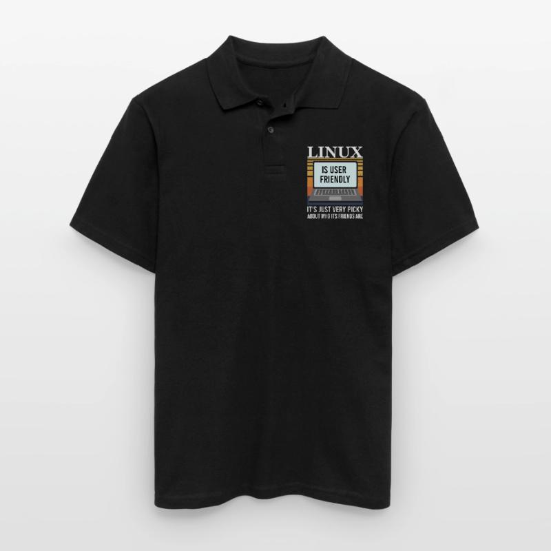 Linux Programmierung Cloud Computing Männer Poloshirt