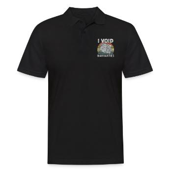 I Void Warranties Kfz Mechaniker LKW Mechatroniker - Männer Poloshirt - Schwarz - Vorne - Kai (181cm)